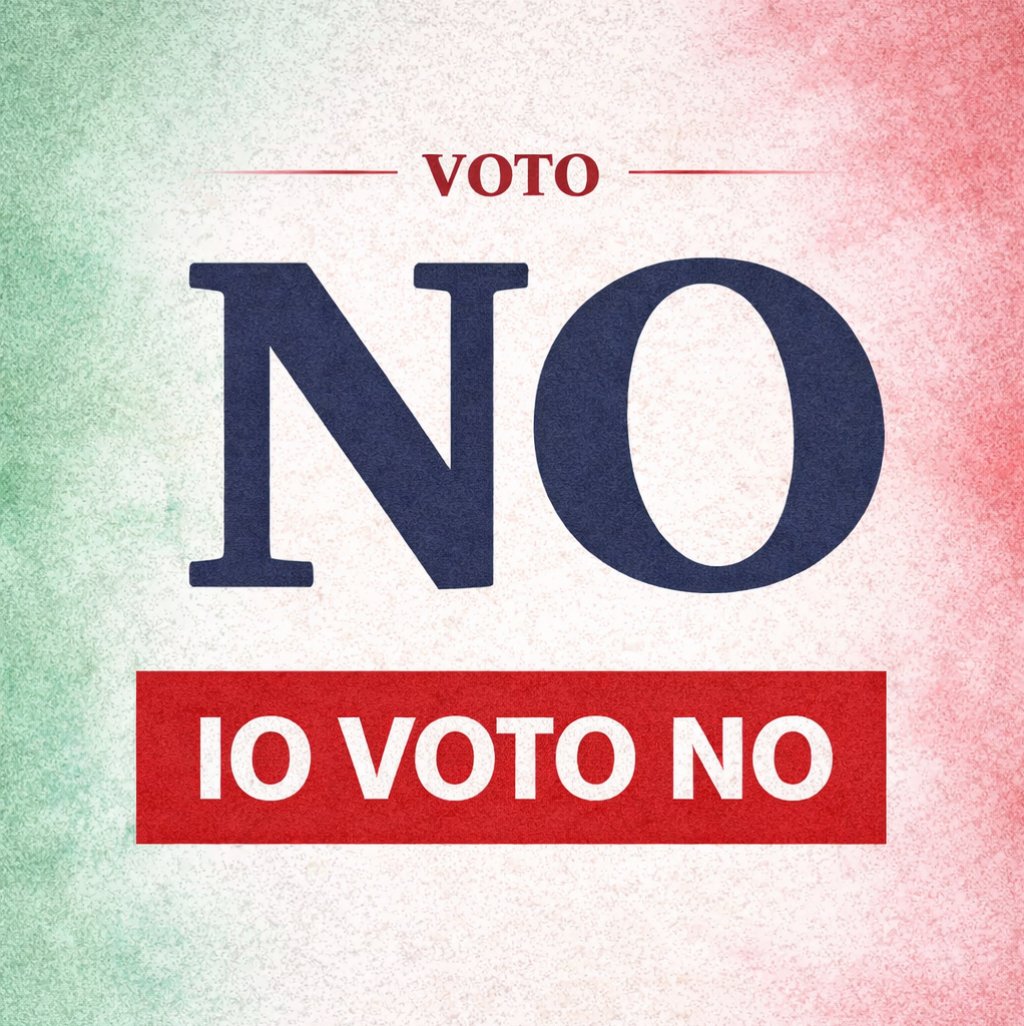 Post 12 - Io voto NO